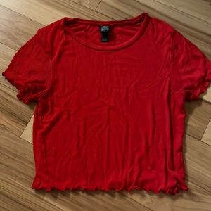 Wild Fable Red Crop Top